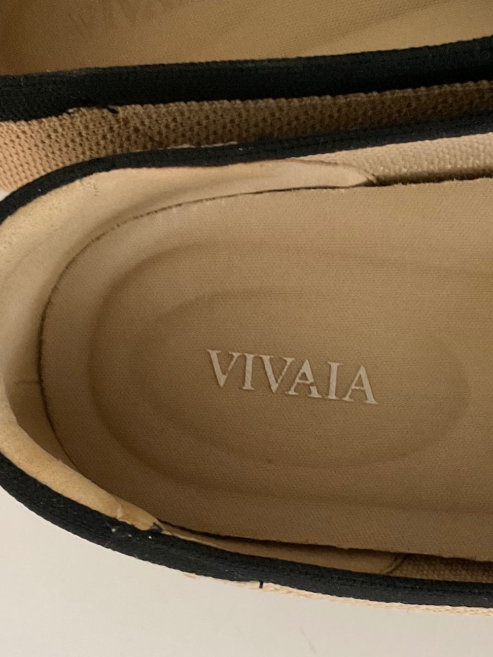 VIVAIA Margot Mary-Jane Square-Toe Ballet Flats Nude Peach/Black Size EU 39.5 - Picture 6 of 11